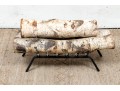 Collection Of An Iron Fire Log Stand With Five Birch Branch Segments