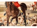 Pair Of Antique English Hunt Prints