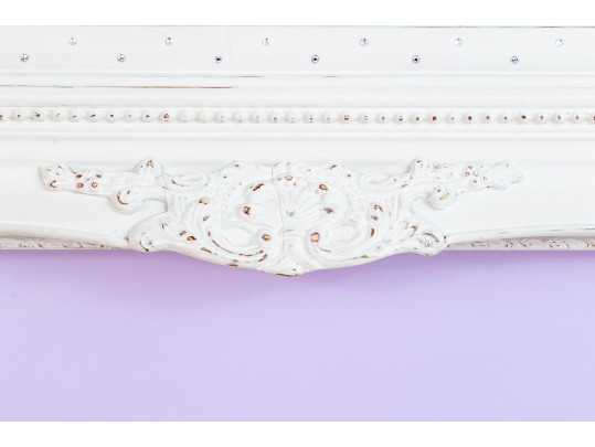 Charming Bedazzled French Provincial Mirror