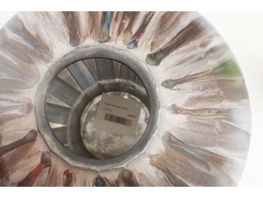 Two Decorative Glass Vases