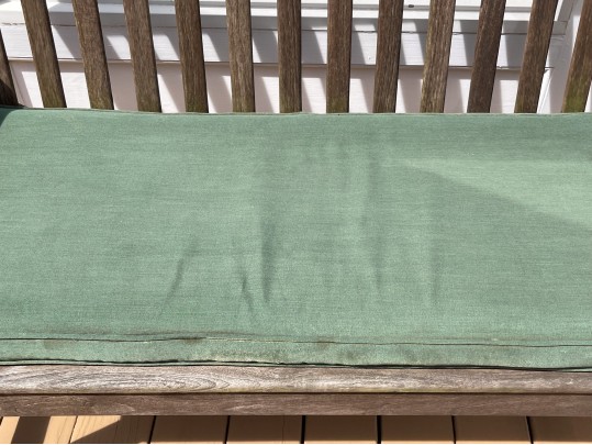 Outdoor Classics Teak Settee With Cushion