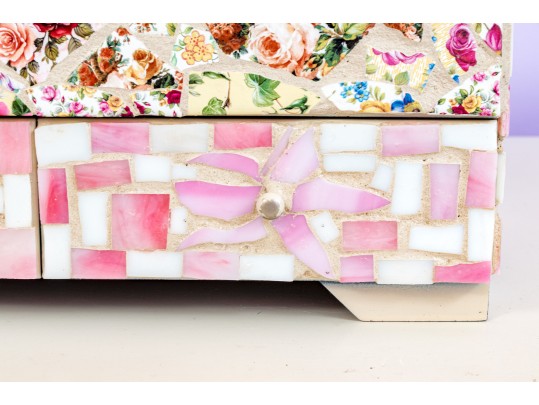 Whimsical Mosaic Jewelry Box