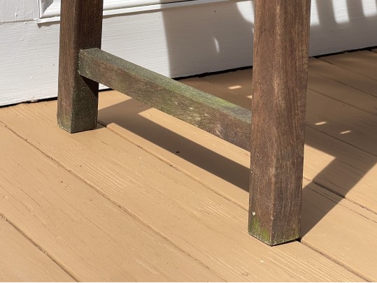 Outdoor Classics Teak Settee With Cushion