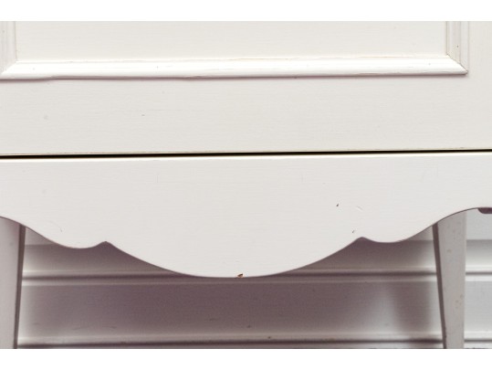 French Provincial Upholstered Trundle Bed Frame And Bedside Table