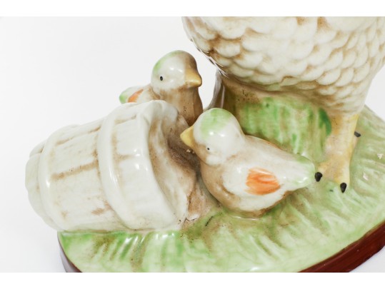 Trio Of Majolica Style Ceramic Roosters