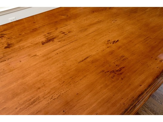 Stunning Woodland Furniture Double Pedestal Oval Dining Table