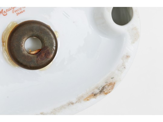 Duo Of Japanese Maruyama Porcelain Fairings