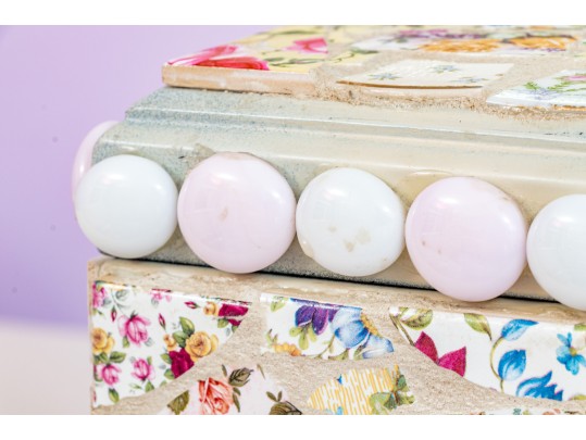 Whimsical Mosaic Jewelry Box