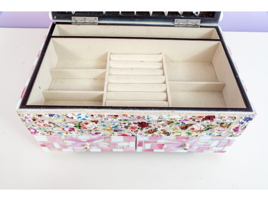 Whimsical Mosaic Jewelry Box
