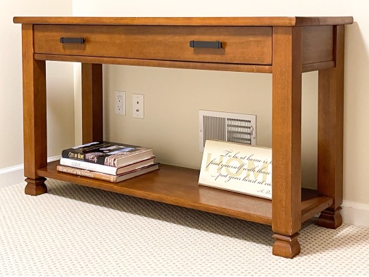 Handsome Mission Style Console Table
