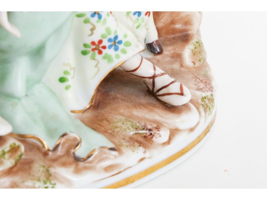 Duo Of Japanese Maruyama Porcelain Fairings