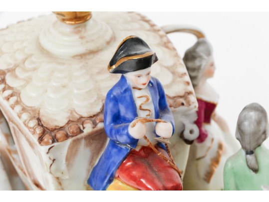 Duo Of Japanese Maruyama Porcelain Fairings