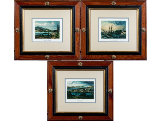 Set Of Three Rinfret Ltd. Giclee Prints