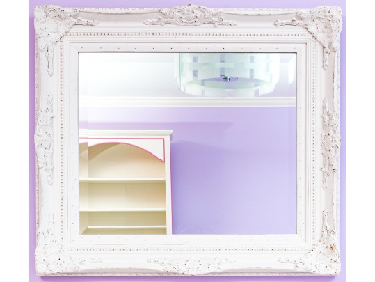 Charming Bedazzled French Provincial Mirror
