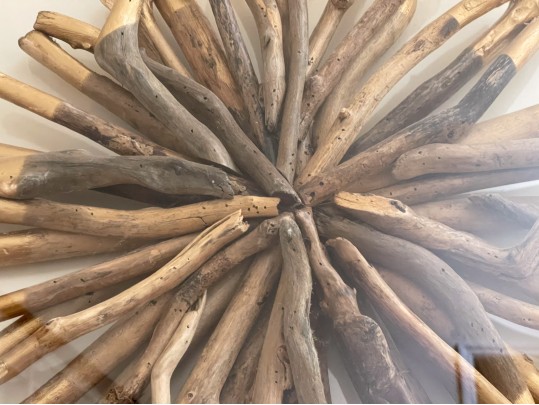 Pair Of Gilt Driftwood Wall Art