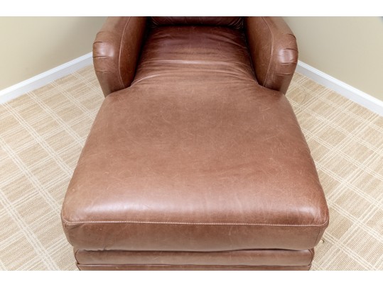 Cibola Leather Upholstered Chaise Lounge