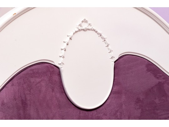 French Provincial Upholstered Trundle Bed Frame And Bedside Table