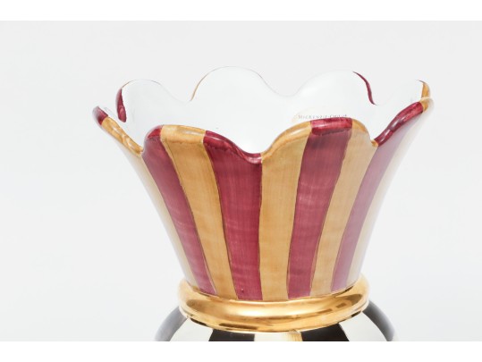 MacKenzie-Childs Courtly Check Great Vase