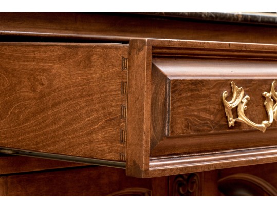 Bau Furniture Marble Top Sideboard