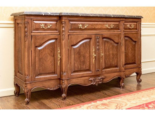 Bau Furniture Marble Top Sideboard