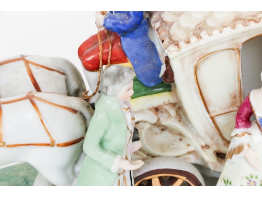 Duo Of Japanese Maruyama Porcelain Fairings