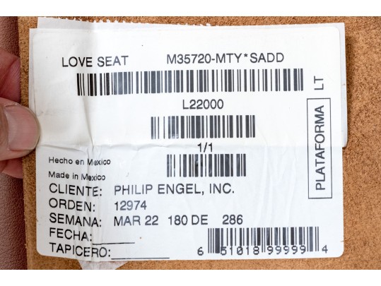 LeatherTrend Upholstered Loveseat Sofa