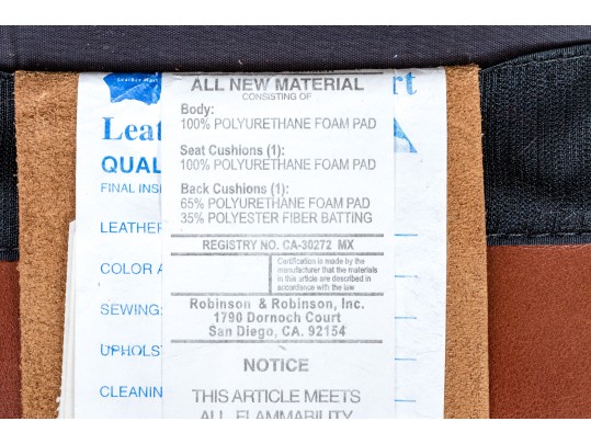 LeatherTrend Upholstered Loveseat Sofa