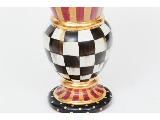 MacKenzie-Childs Courtly Check Great Vase