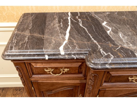 Bau Furniture Marble Top Sideboard