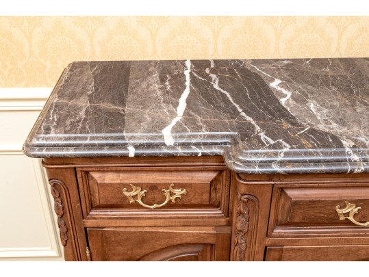 Bau Furniture Marble Top Sideboard