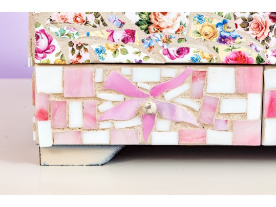 Whimsical Mosaic Jewelry Box