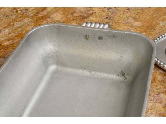 Collection Of 10 Mexican Aluminum Serving Pieces