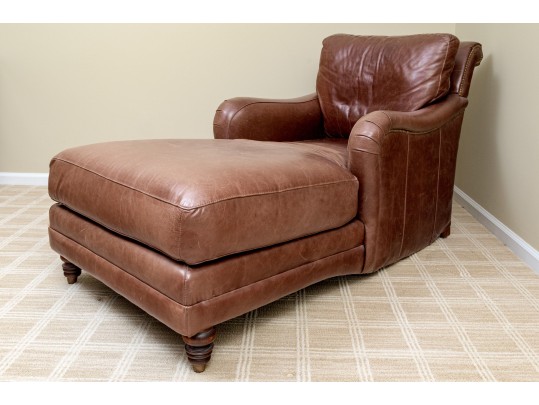 Cibola Leather Upholstered Chaise Lounge