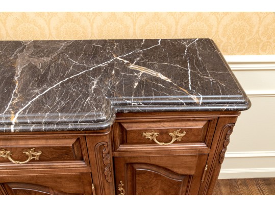 Bau Furniture Marble Top Sideboard