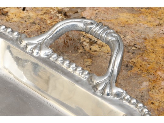 Collection Of 10 Mexican Aluminum Serving Pieces