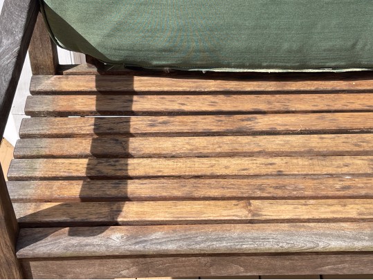 Outdoor Classics Teak Settee With Cushion