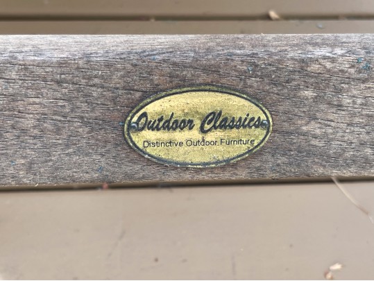 Pair Of Outdoor Classics Teak Chaise Lounges