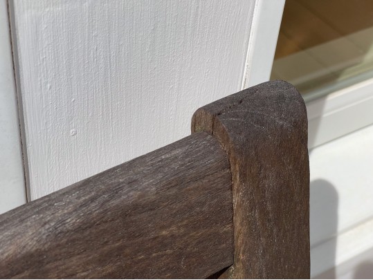 Outdoor Classics Teak Settee With Cushion