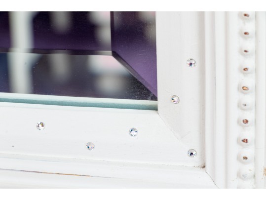 Charming Bedazzled French Provincial Mirror