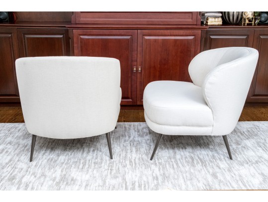 Pair Of Mid-Century Modern Accent Chairs
