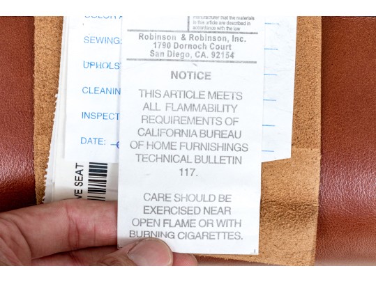 LeatherTrend Upholstered Loveseat Sofa