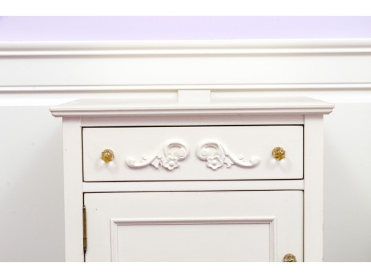 French Provincial Upholstered Trundle Bed Frame And Bedside Table