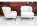 Pair Of Mid-Century Modern Accent Chairs