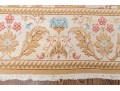 Pretty Wool Pink, Blue, And Beige Area Rug (11'10