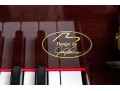 Young Chang Lacquered Mahogany Baby Grand Piano With Piano Bench