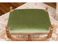 Schumacher Furnishings Neoclassical Style Upholstered Stool