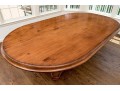 Stunning Woodland Furniture Double Pedestal Oval Dining Table