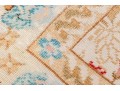 Pretty Wool Pink, Blue, And Beige Area Rug (11'10