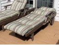 Pair Of Outdoor Classics Teak Chaise Lounges