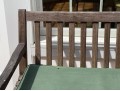 Outdoor Classics Teak Settee With Cushion